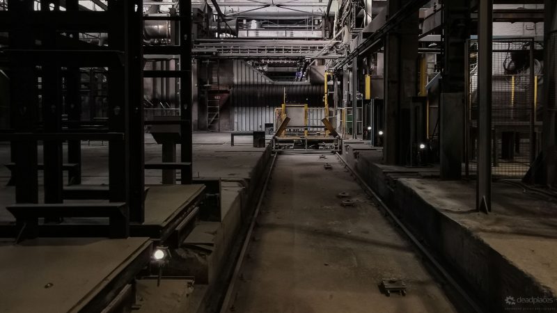 Fahrweg Schiebebuehne Pressen Hangseite